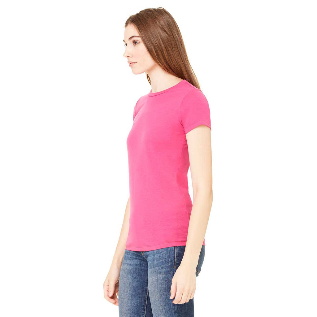 Bella + Canvas Women's Berry Poly-Cotton Short-Sleeve T-Shirt