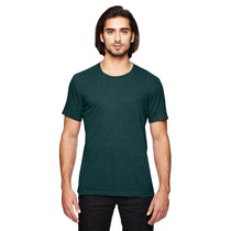 Anvil Men's Heather Dark Green Triblend T-Shirt