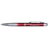 Hub Pens Red Ombre Pen with Silver Trim & Black Ink