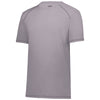 Augusta Sportswear Men's Athletic Grey Super Soft-Spun Poly Tee