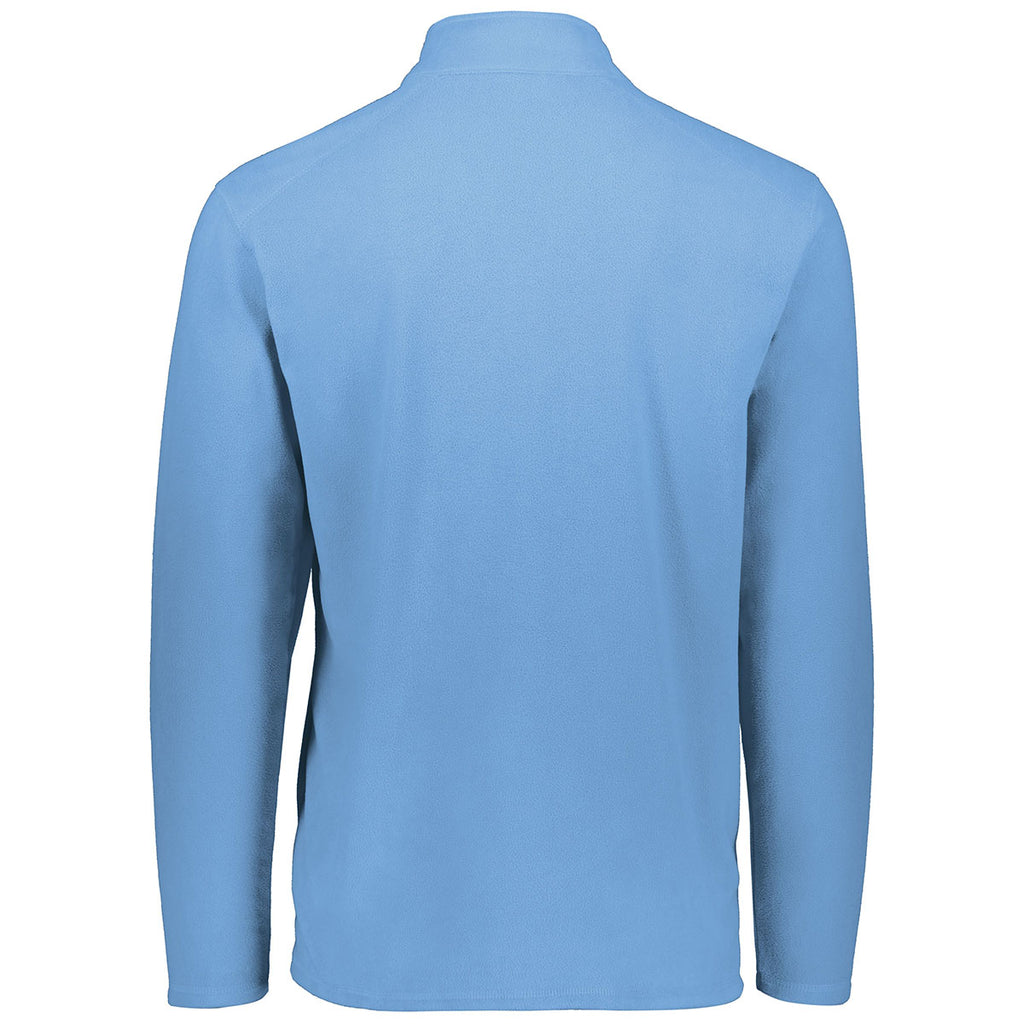 Augusta Sportswear Men's Columbia Blue Micro-Lite Fleece 1/4 Zip Pullover