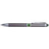 Hub Pens Green Farella Bronze Stylus Pen with Green Middle Ring