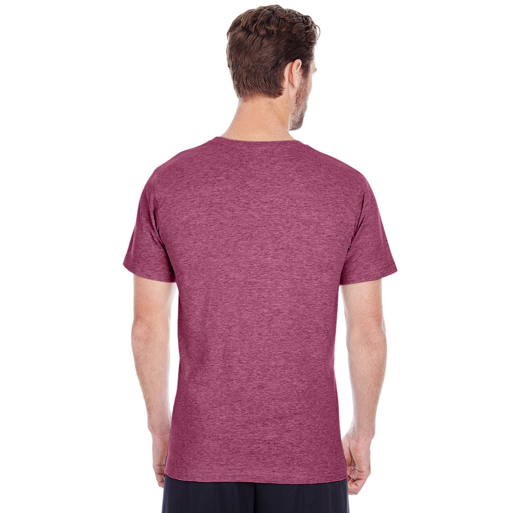 LAT Men's Vintage Burgundy Premium Jersey T-Shirt