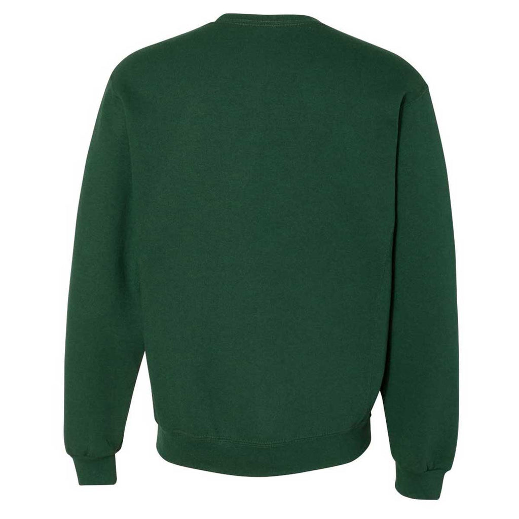 Russell Athletic Men's Dark Green Dri Power Crewneck Sweatshirt