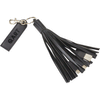Leed's Black Tassel 3-in-1 Fabric Cable