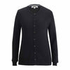 Edwards Women's Black Crew Neck Cardigan With Drop Tail