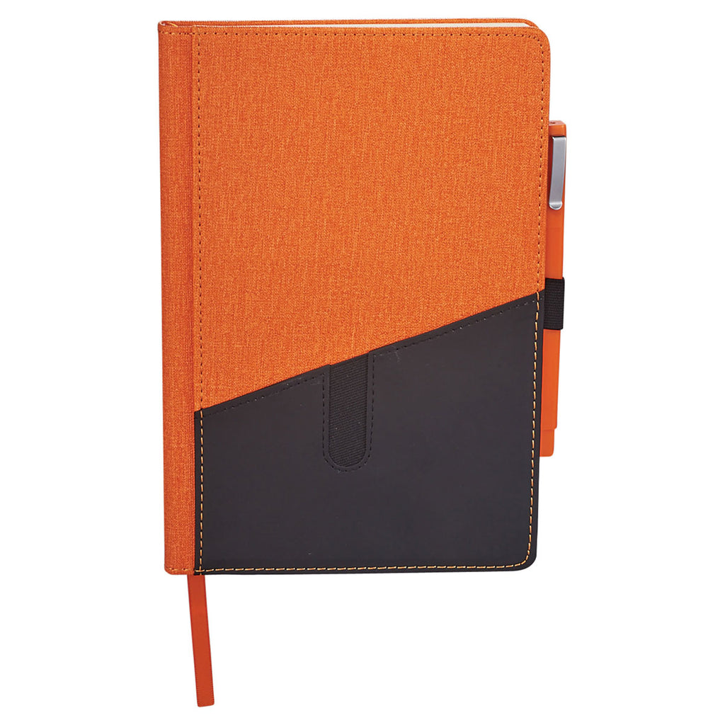 JournalBooks Orange Siena Heathered Bound JournalBook Bundle Set