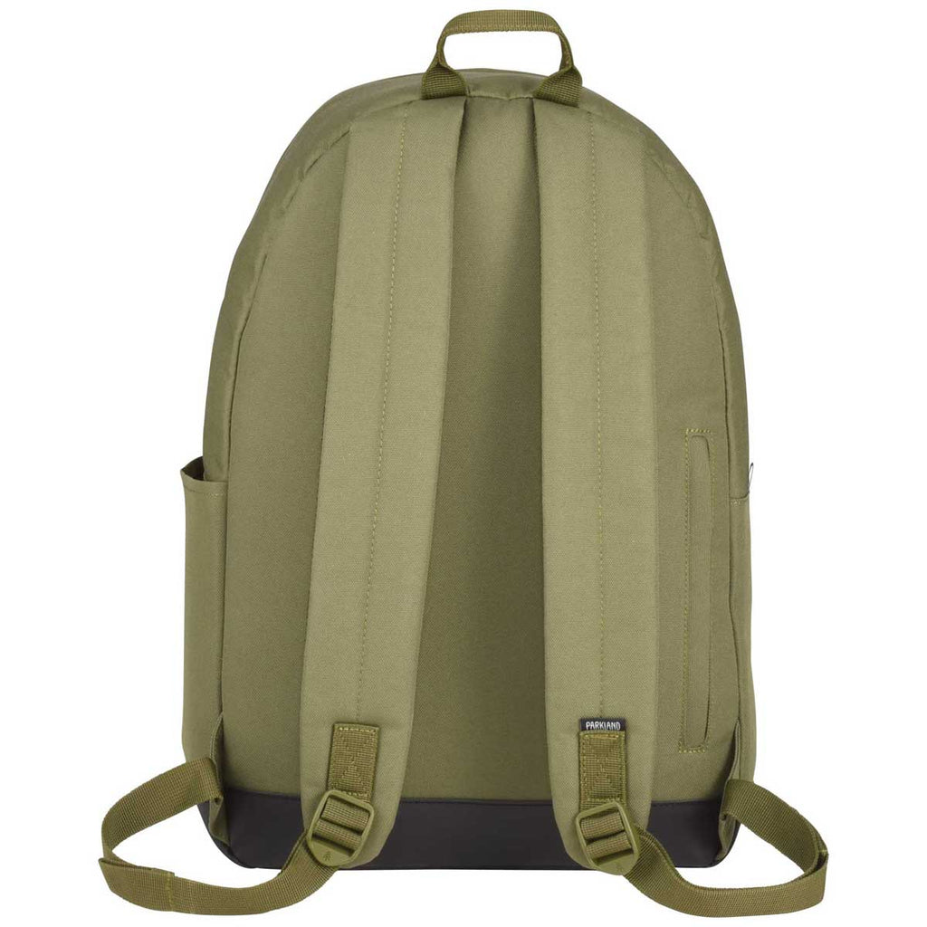 Parkland Army Green Kingston Plus 15" Computer Backpack