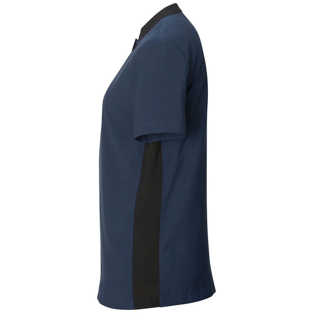 Edwards Women's Bright Navy Essential Soft-Stretch Full-Zip Tunic