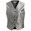Edwards Women's Silver Swirl Brocade Vest