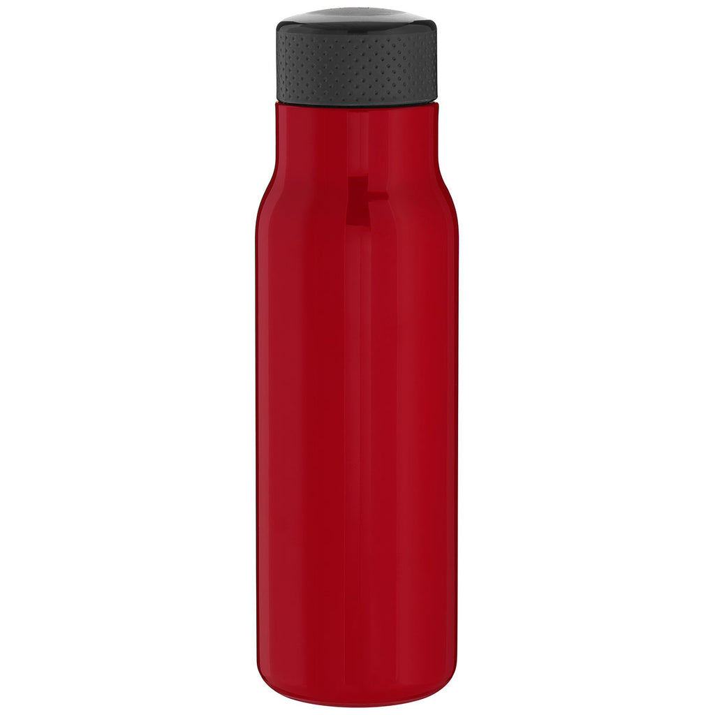 H2Go Red 25 oz Stainless Steel Tread Bottle