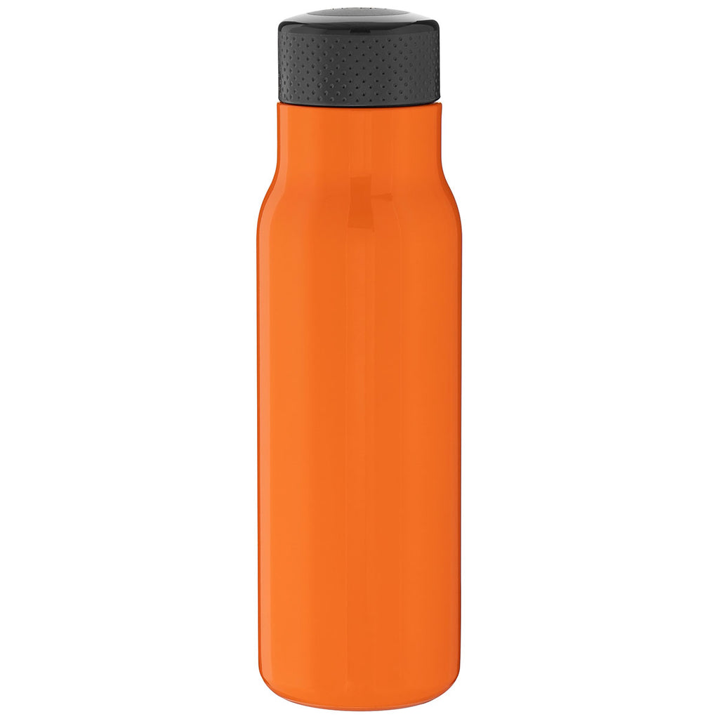 H2Go Orange 25 oz Stainless Steel Tread Bottle