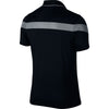 Nike Men's Black/Wolf Grey Momentum Framing Commander Polo