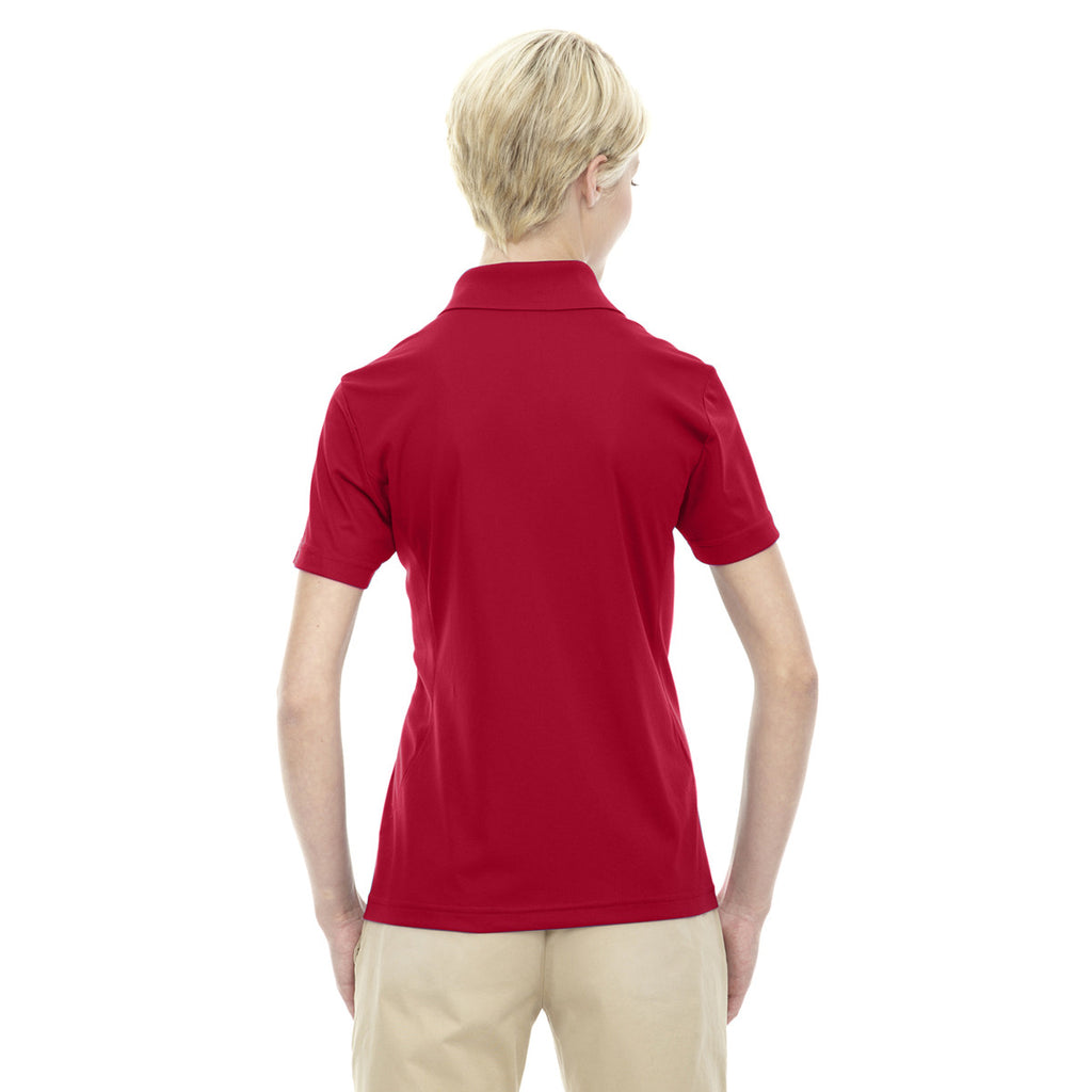 Extreme Women's Classic Red Eperformance Shield Snag Protection Short-Sleeve Polo