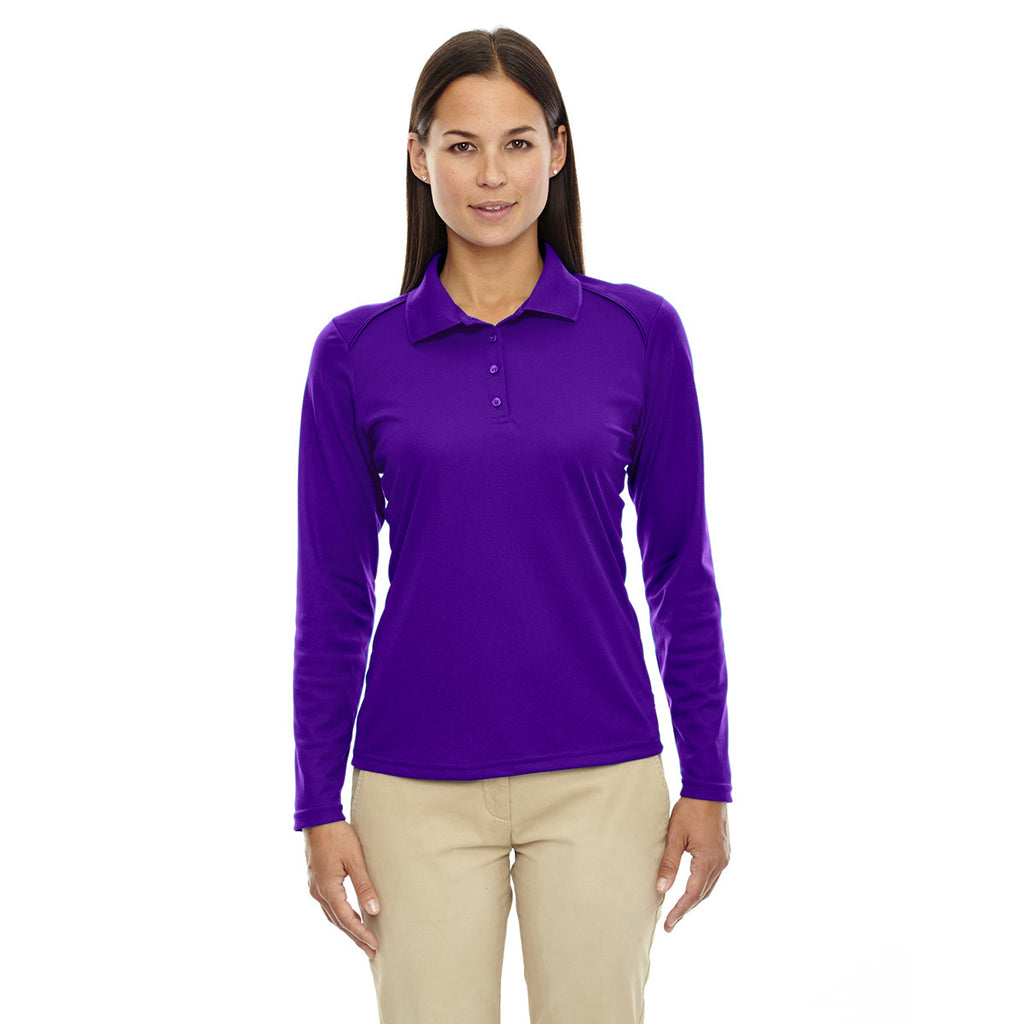 Extreme Women's Campus Purple Eperformance Snag Protection Long-Sleeve Polo