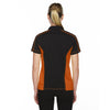 Extreme Women's Black/Orange Eperformance Fuse Snag Protection Plus Colorblock Polo