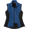 North End Women's' Regata Blue Three-Layer Light Bonded Performance Soft Shell Vest