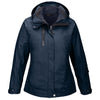 North End Women's Classic Navy Caprice 3-In-1 Jacket with Soft Shell Liner