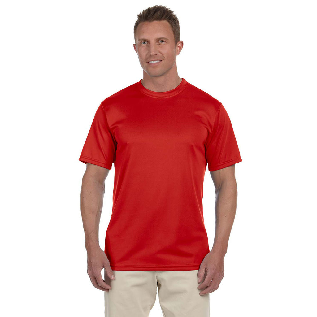 Augusta Sportswear Men's Red Wicking T-Shirt