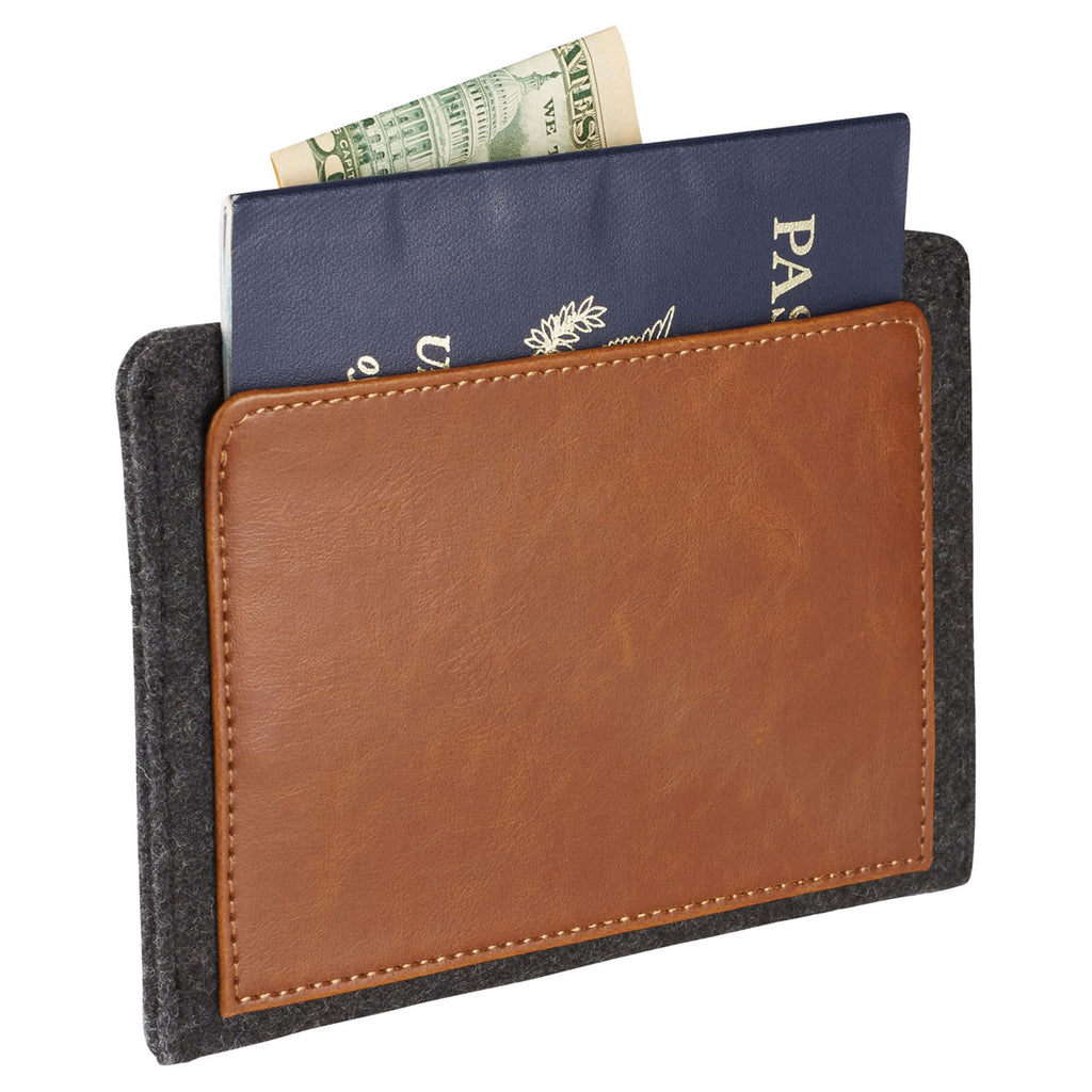 Field & Co. Charcoal Campster Passport Wallet