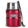 Thermos Cranberry Stainless King Food Jar with Spoon - 16 oz.