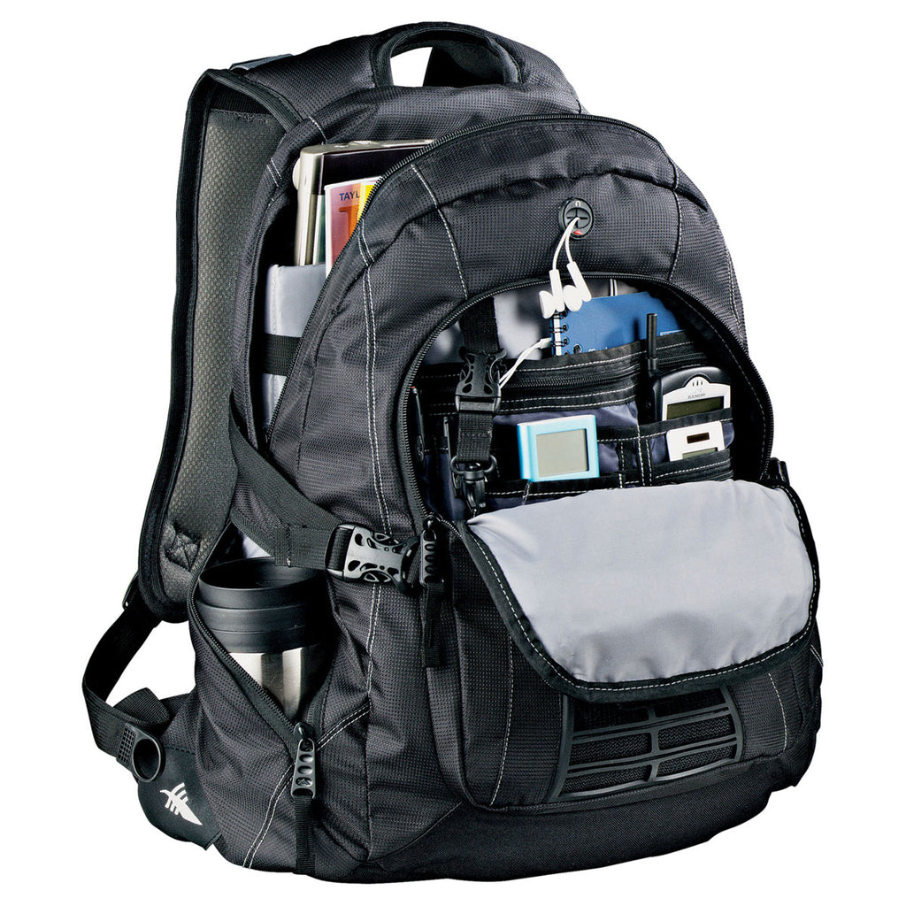 High Sierra Black Magnum 15" Computer Backpack
