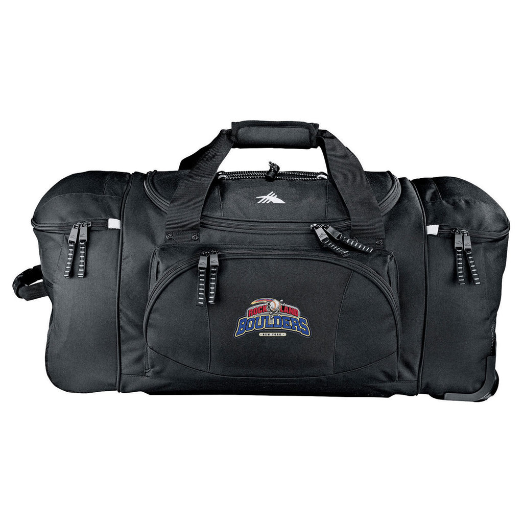 High Sierra Black 26" Wheeled Duffel Bag