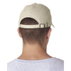 UltraClub Men's Stone Classic Cut Brushed Cotton Twill Structured Cap