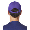 UltraClub Men's Purple Classic Cut Cotton Twill 6-Panel Cap