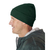 UltraClub Unisex Forest Green Knit Beanie with Cuff