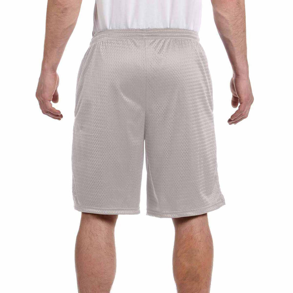 Champion Men's Athletic Grey 3.7-Ounce Mesh Short with Pockets