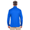 UltraClub Men's Kyanos Blue Cool & Dry Sport Quarter-Zip Pullover