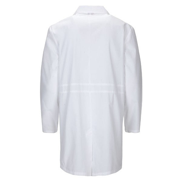 Dickies Unisex White Notched Collar Lab Coat