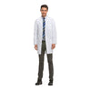 Dickies Unisex White Notched Collar Lab Coat