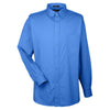 UltraClub Men's French Blue Easy-Care Broadcloth