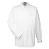 UltraClub Men's White Easy-Care Broadcloth