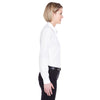 UltraClub Women's White Easy-Care Broadcloth