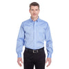 UltraClub Men's Blue Non-Iron Pinpoint