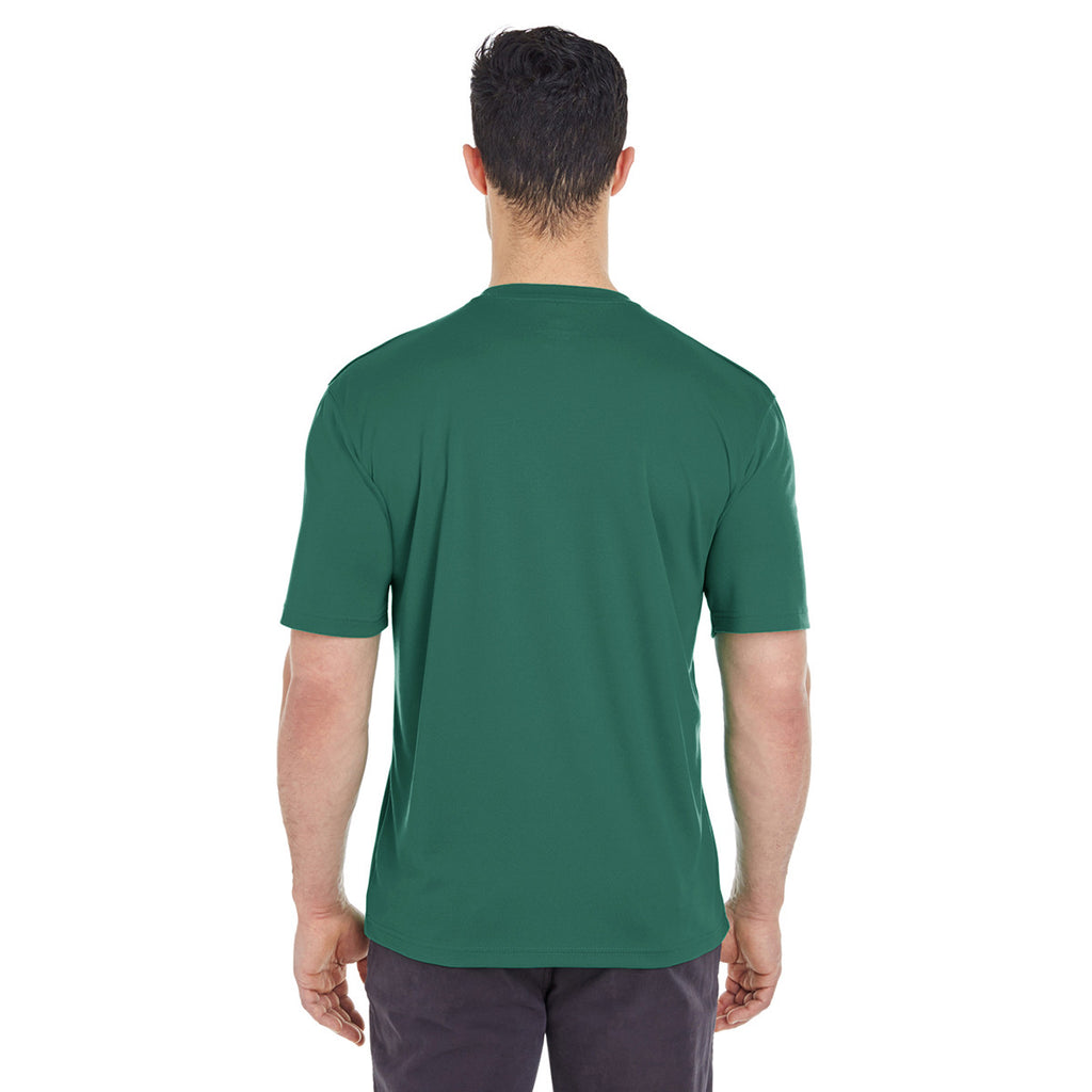 UltraClub Men's Forest Green Cool & Dry Sport T-Shirt