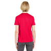 UltraClub Women's Red Cool & Dry Sport V-Neck T-Shirt