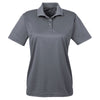 UltraClub Women's Charcoal Cool & Dry Sport Polo