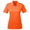 UltraClub Women's Orange Cool & Dry Sport Polo