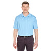 UltraClub Men's Columbia Blue Cool & Dry Sport Polo