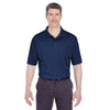 UltraClub Men's Navy Cool & Dry Sport Polo with Pocket