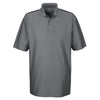 UltraClub Men's Charcoal Cool & Dry Elite Performance Polo