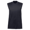 UltraClub Men's Black Cool & Dry Sport Performance Interlock Sleeveless T-Shirt