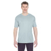UltraClub Men's Grey Cool & Dry Sport Performance Interlock T-Shirt