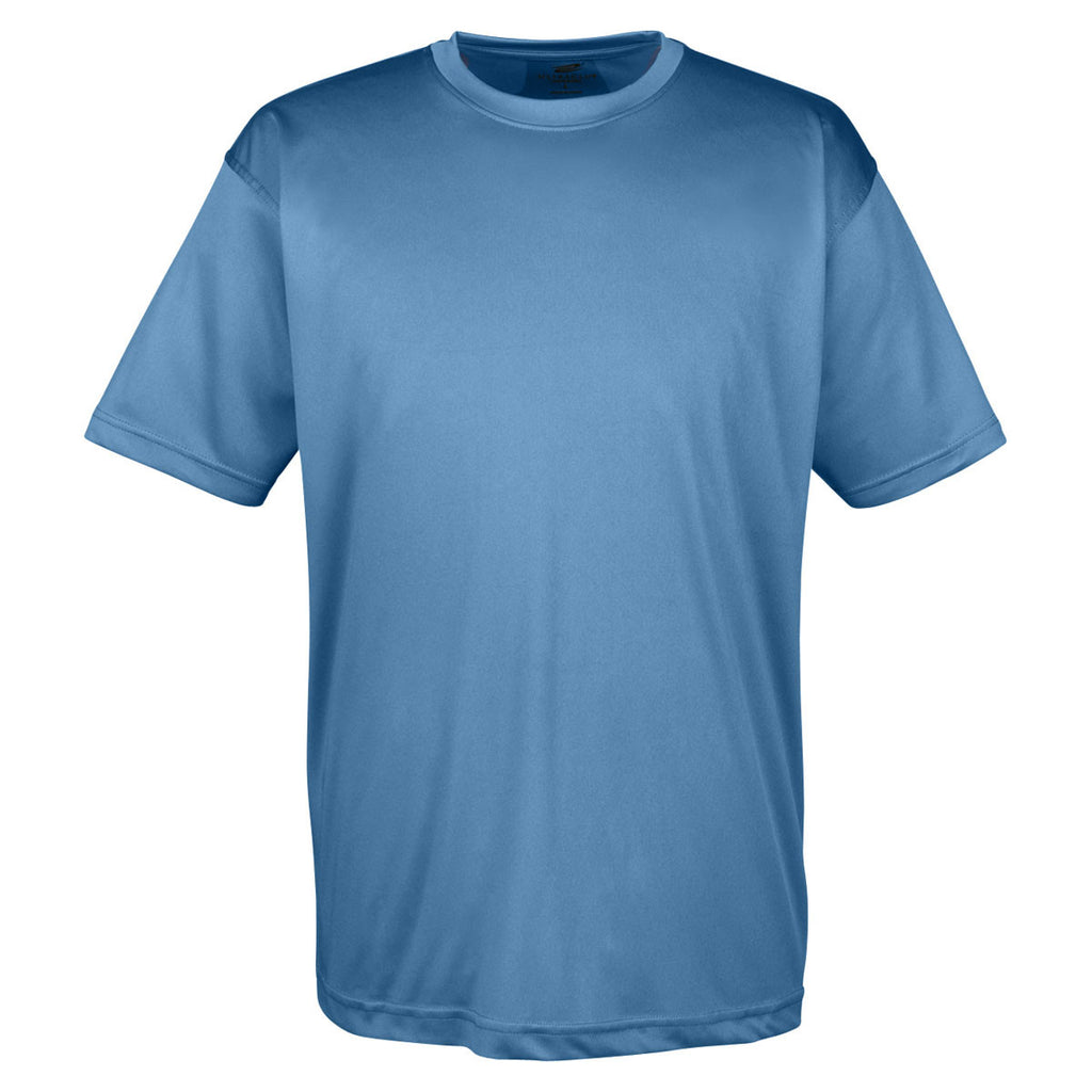 UltraClub Men's Indigo Cool & Dry Sport Performance Interlock T-Shirt