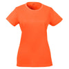 UltraClub Women's Bright Orange Cool & Dry Sport Performance Interlock T-Shirt