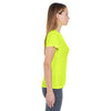 UltraClub Women's Bright Yellow Cool & Dry Sport Performance Interlock T-Shirt